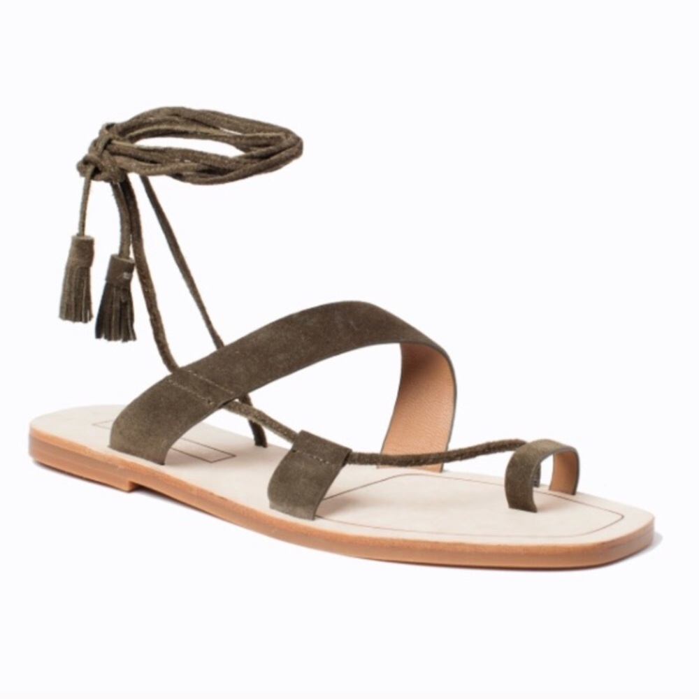 Suede sandal. Re listed due to cancelled order